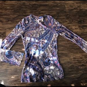 Sweet Pea boho mesh long sleeve